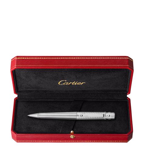 cartier santos ballpoint pen.